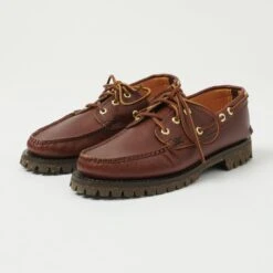 Yuketen Hex Eye W/ Lug Sole Boat Shoe - Grizzly Brown