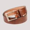 Barnes & Moore Garrison Belt - Oak Bark Dark/Nickel -Hartford Sale Store barnes moore english leather garrison belt oak bark dark nickel 3 768x768 1
