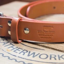 Barnes & Moore Roller Belt - Harness Tan/Nickel -Hartford Sale Store barnes moore english leather roller belt harness tan nickel 2 768x768 1