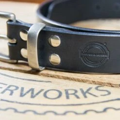 Barnes & Moore Garrison Belt - Black/Nickel -Hartford Sale Store barnes moore garrison belt black nickel 3