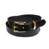 Barnes & Moore Slim Belt - Black/Brass -Hartford Sale Store barnes moore slim belt black brass 6