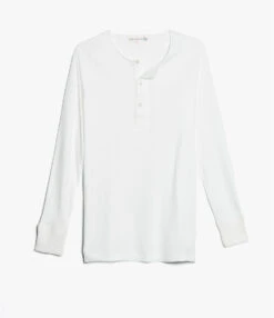 Merz B. Schwanen 102 Button Border Shirt - White