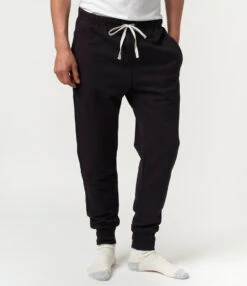 Merz B. Schwanen 359 Classic Loopwheel Sweatpant - Deep Black -Hartford Sale Store image 10 5d0a1f55 2f87 4eb7 a1a5 5a3554f5f456