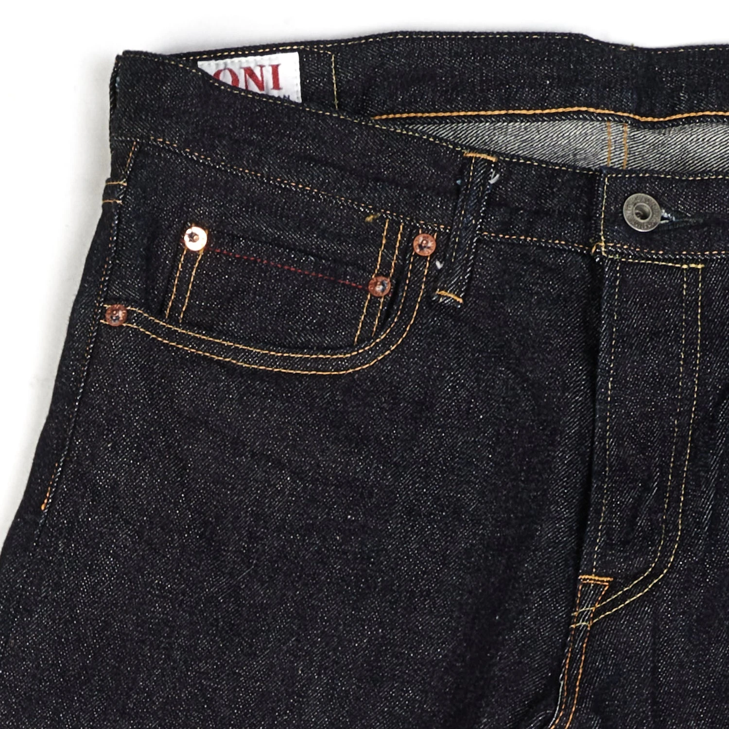 ONI 176S 15oz Stretch Slim Tapered Jean - One Wash 6 ONI 176S 15oz Stretch Slim Tapered Jean - One Wash - Image 4